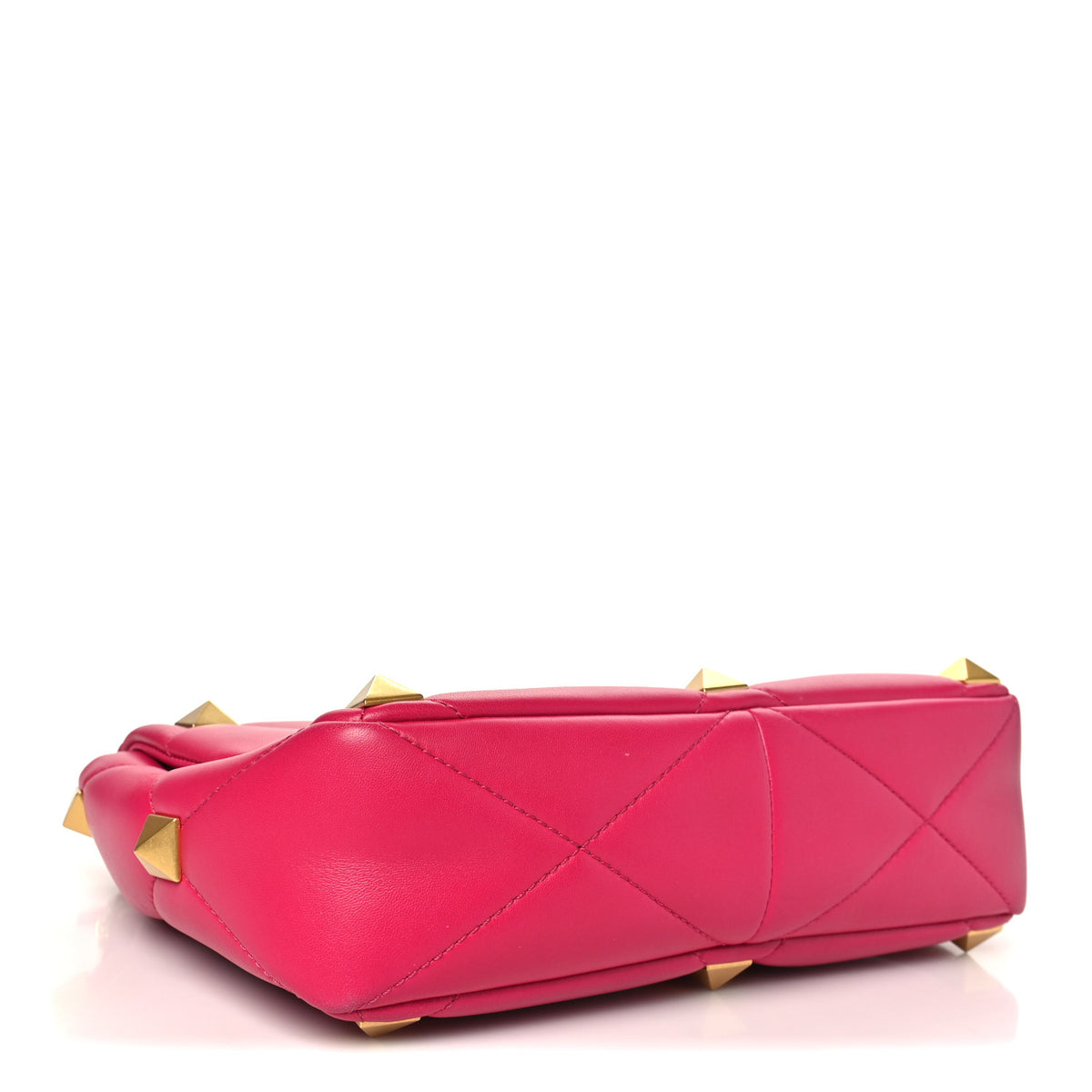Valentino Garavani Nappa Large Roman Stud Shoulder Bag Blossom 4 of 9