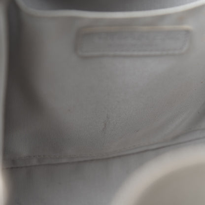 Chanel Iridescent Calfskin Chevron Small Urban Spirit Drawstring Bag Silver 12 of 18