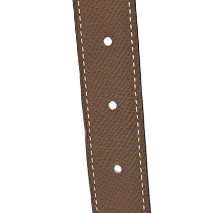Hermes Swift Epsom 24mm Mini Constance H Belt 90 Black Etoupe 3 of 5