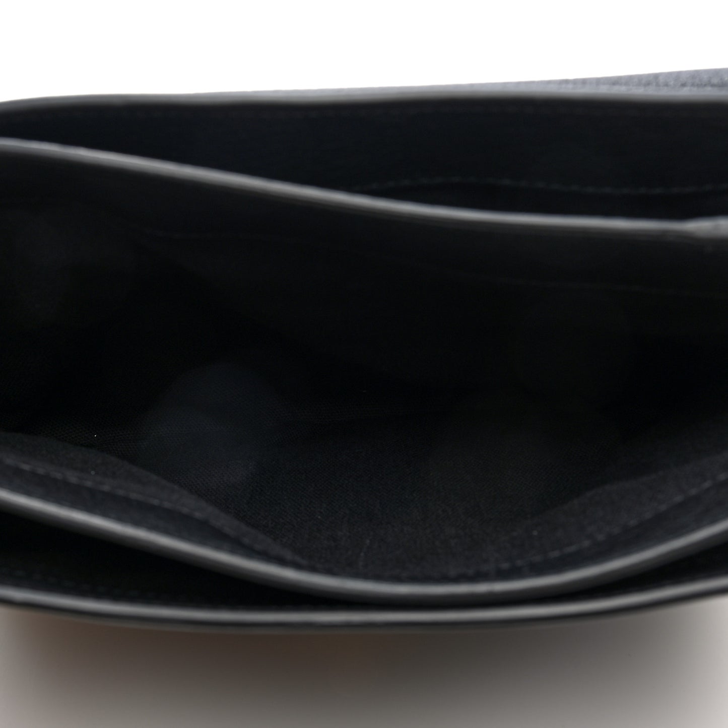 Calfskin Small Twin Skull Chain Crossbody Black