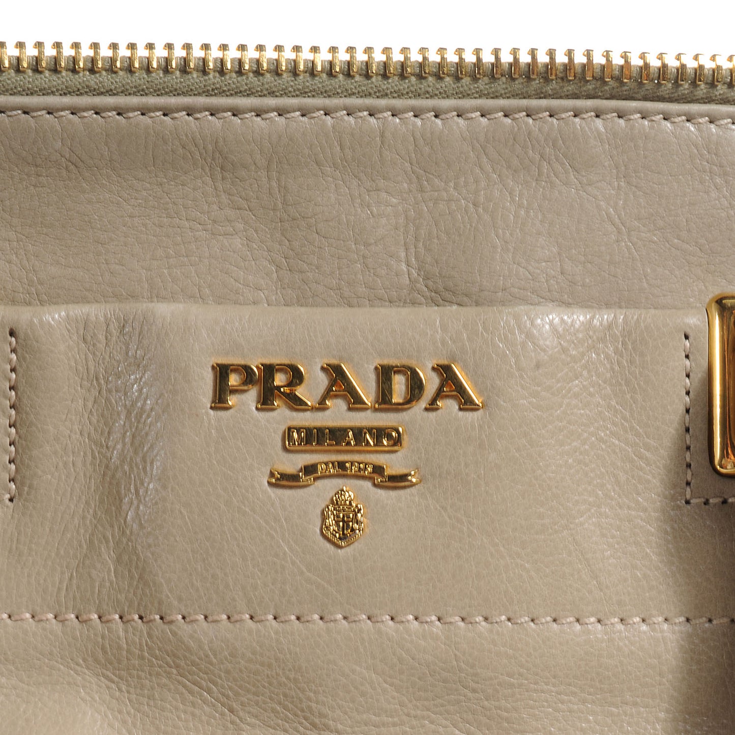 Glace Calf Extra Wide Tote Stone