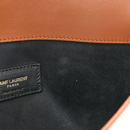 Saint Laurent Canvas Uptown Pouch Natural Beige Brick 11 of 11