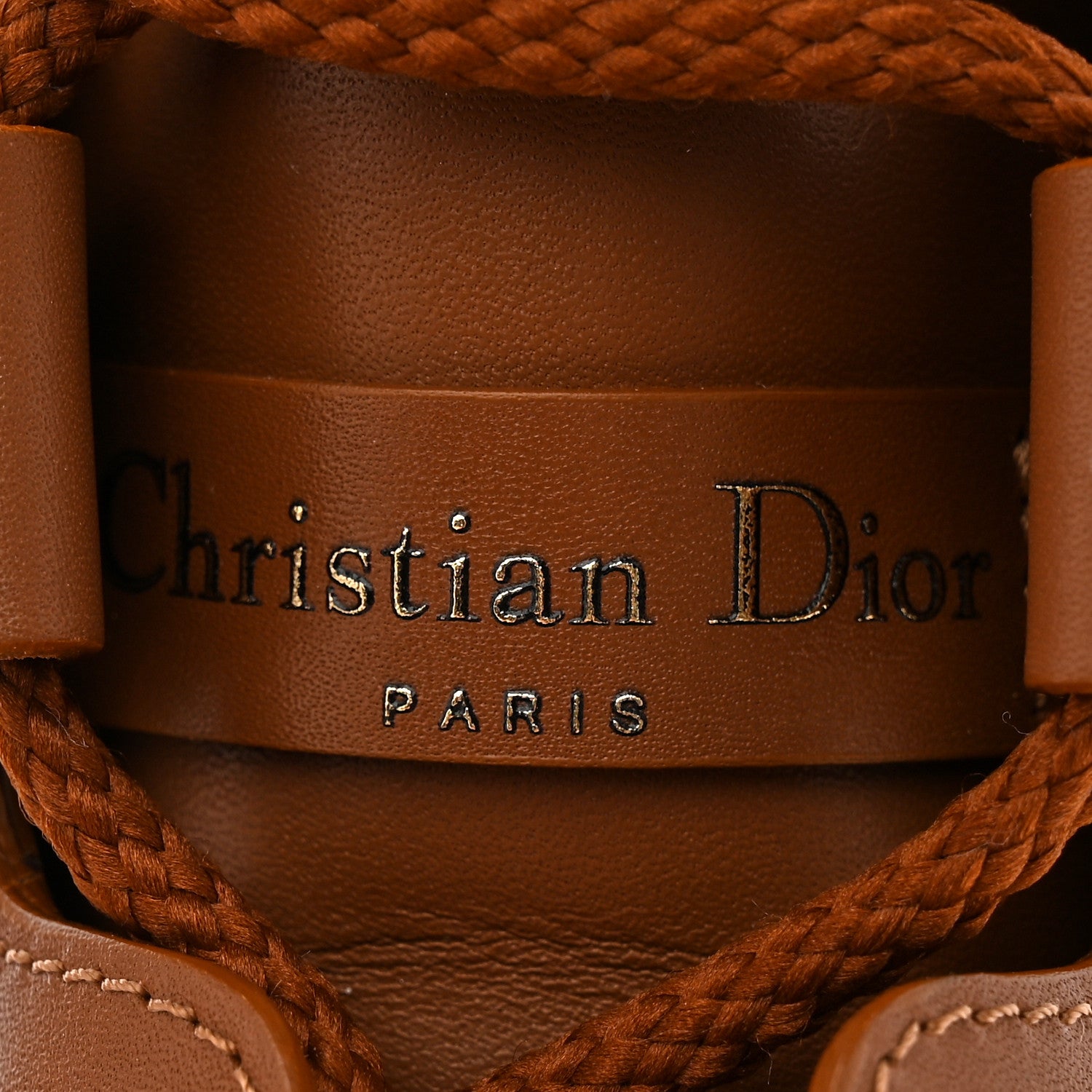 Christian Dior Calfskin Dior Quest 35mm Hiking Boots 38 Golden Saddle 7 of 12