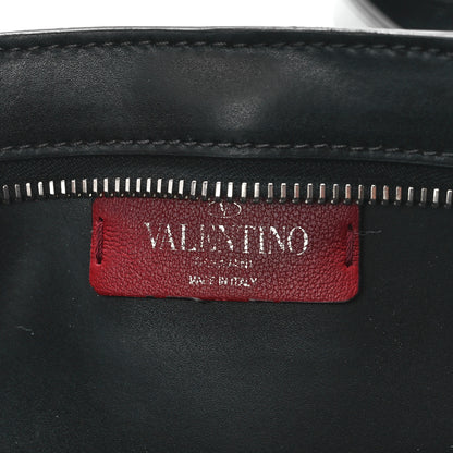 Valentino Garavani Calfskin VLTN Belt Bag Black White 6 of 12