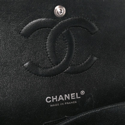 Chanel Iridescent Caviar Quilted Medium Double Flap Black 6 of 13