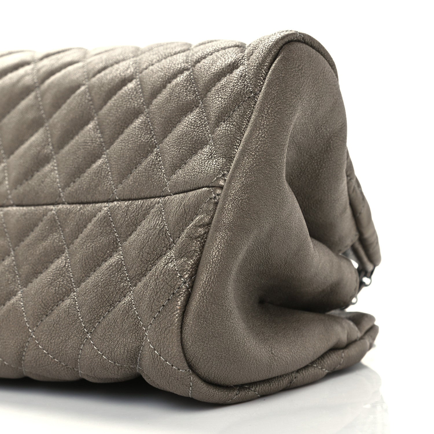 Chanel Metallic Caviar Quilted Medium Just Mademoiselle Beige 10 of 10