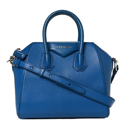 Givenchy Sugar Goatskin Mini Antigona Indigo Blue 1 of 10