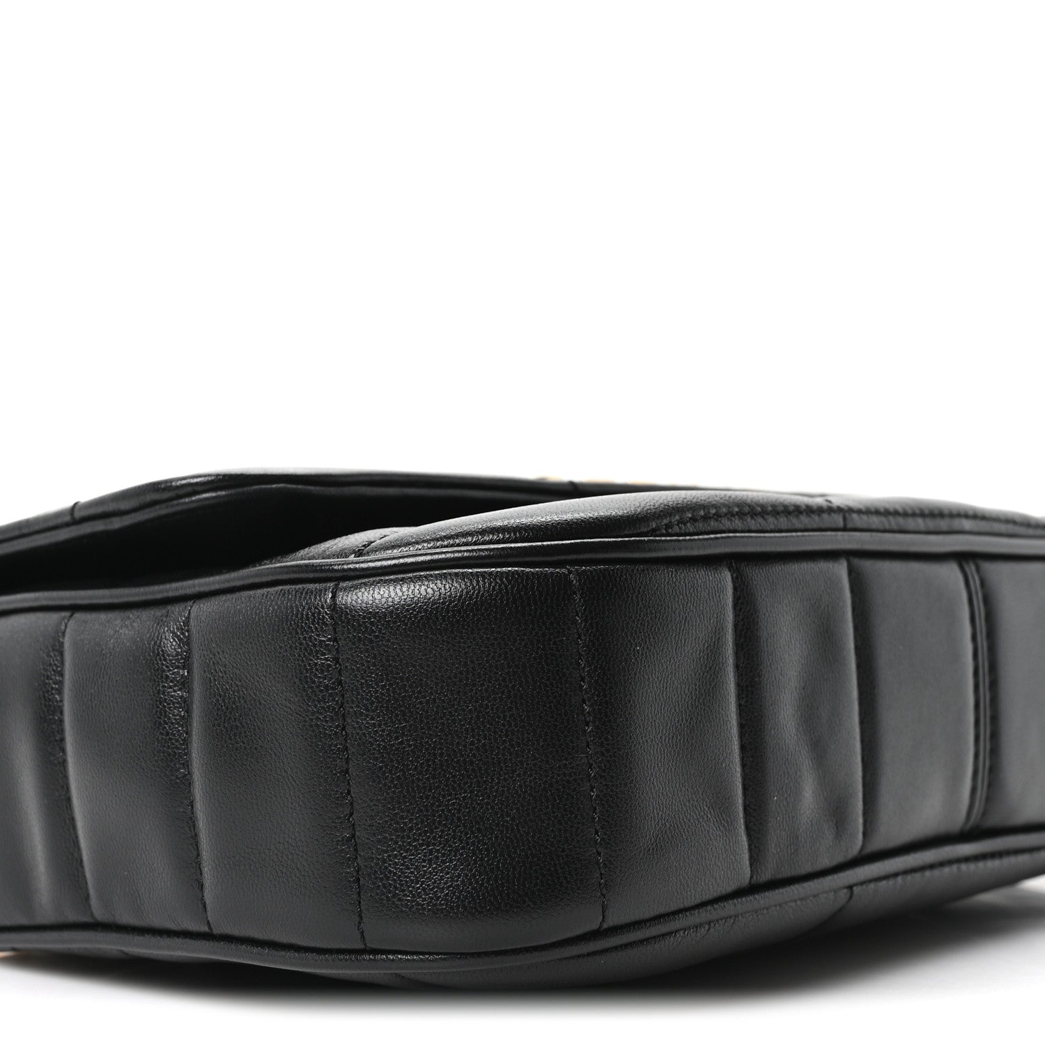 Celine Goatskin Matelasse Chain Shoulder Bag Black 8 of 9