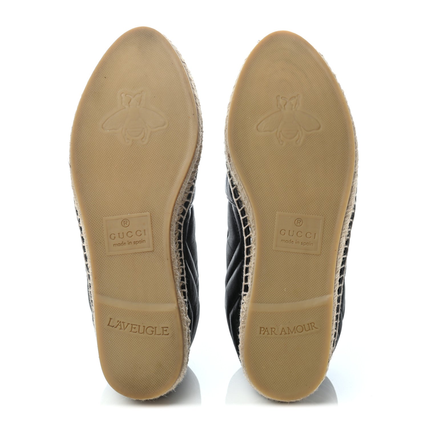 Gucci Nappa Matelasse GG Marmont Espadrilles 38.5 Black 4 of 6