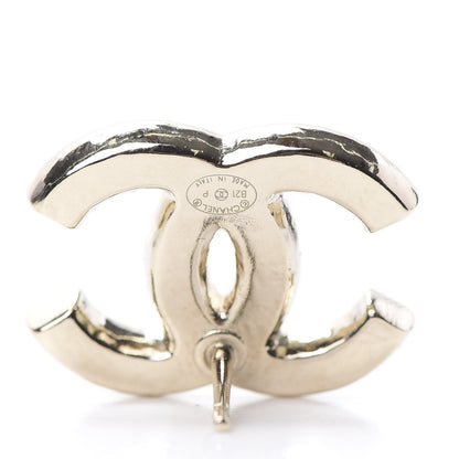 Chanel Pearl CC Earrings Gold 4 of 5