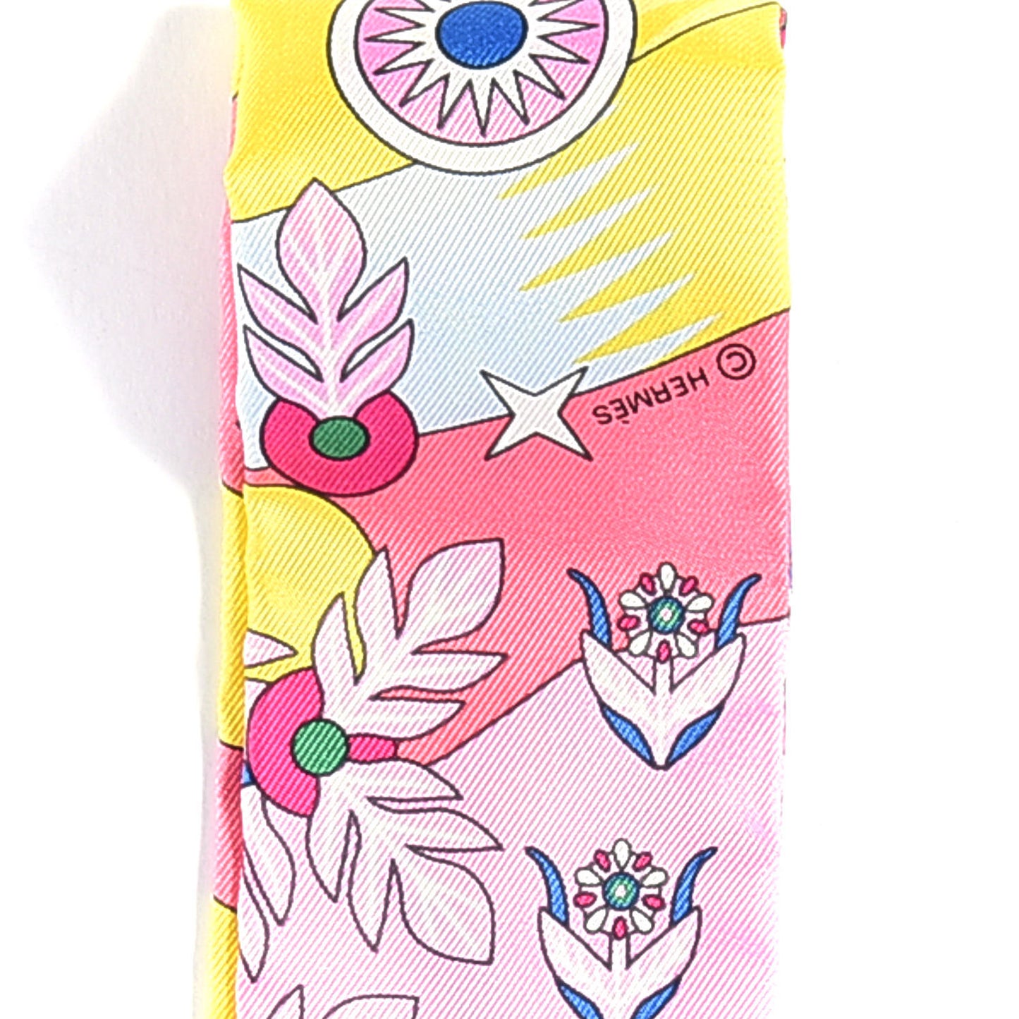 Silk La Source de Pegase Twilly Rose Vif Jaune Vif