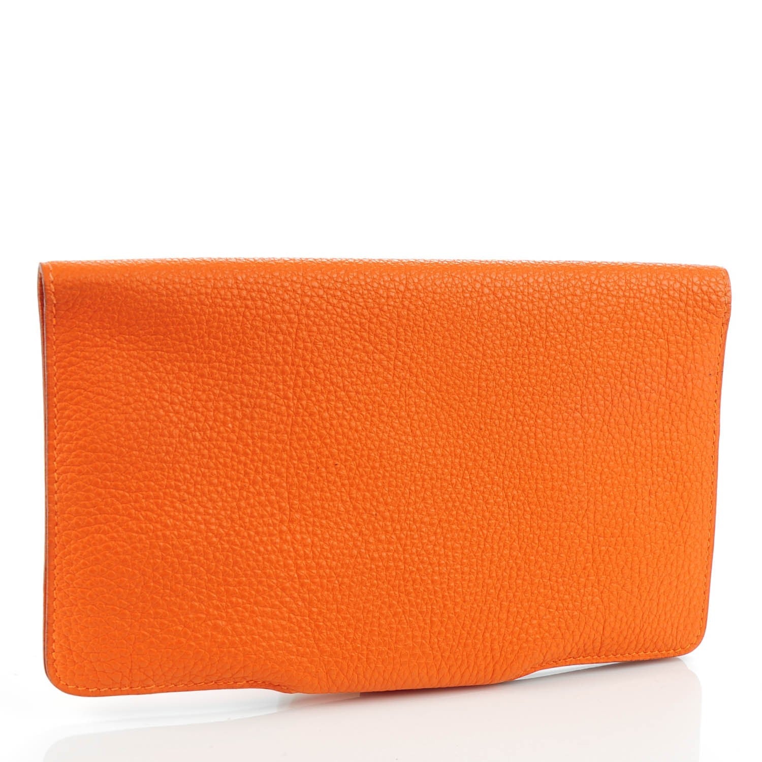 Hermes Togo Dogon Wallet Orange 3 of 8