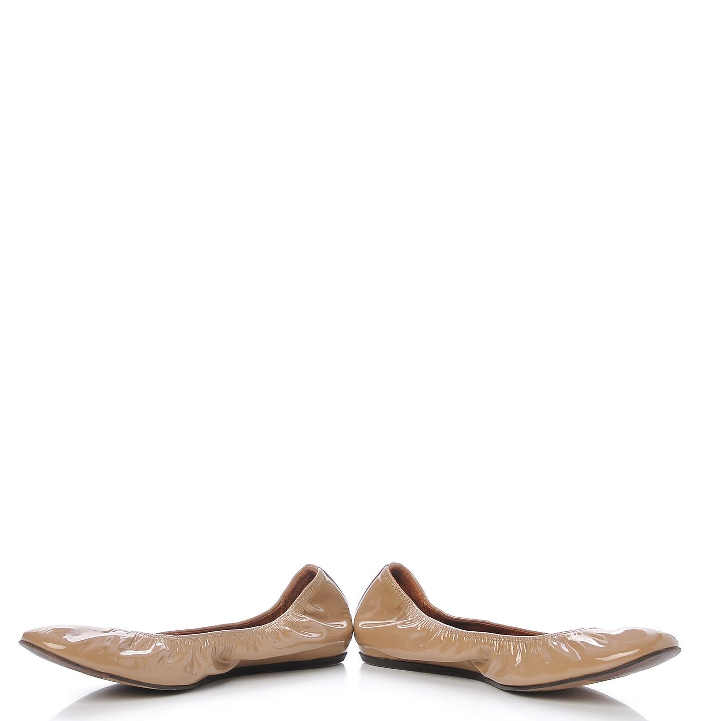 Patent Ballet Flats 41 Nude