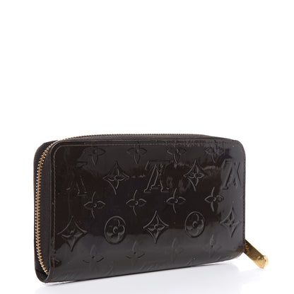 Louis Vuitton Vernis Zippy Wallet Terre D'Ombre 2 of 9