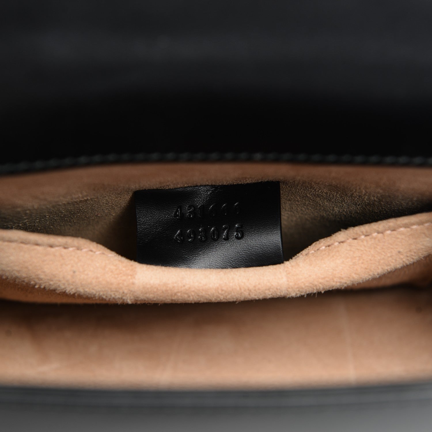 Gucci Calfskin Mini Sylvie Chain Shoulder Bag Black 7 of 7