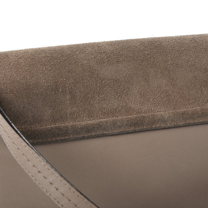 Chloe Suede Calfskin Small Faye Shoulder Bag Motty Grey 10 of 13
