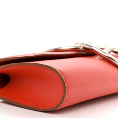 Hermes Tadelakt Egee Clutch Sanguine 9 of 15