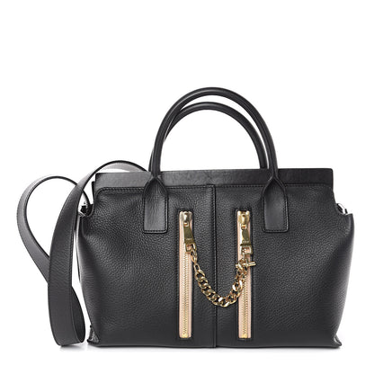 Chloe Grained Calfskin Small Cate Satchel Black 1 of 9