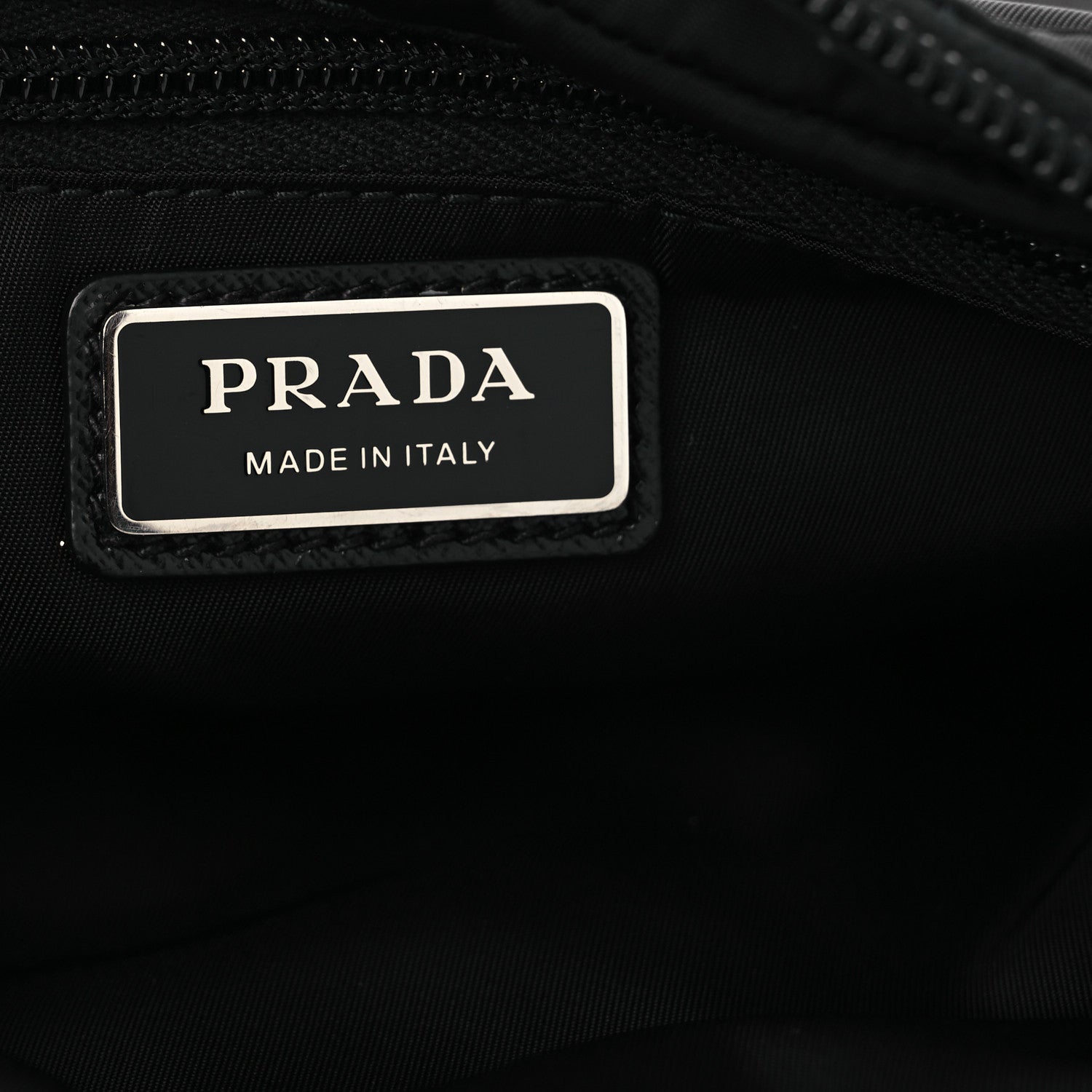 Prada Re-Nylon Saffiano Belt Bag Black 5 of 11