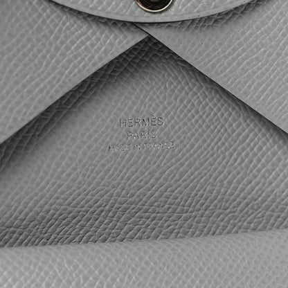Hermes Epsom Calvi Duo Card Case Gris Pantin 6 of 6