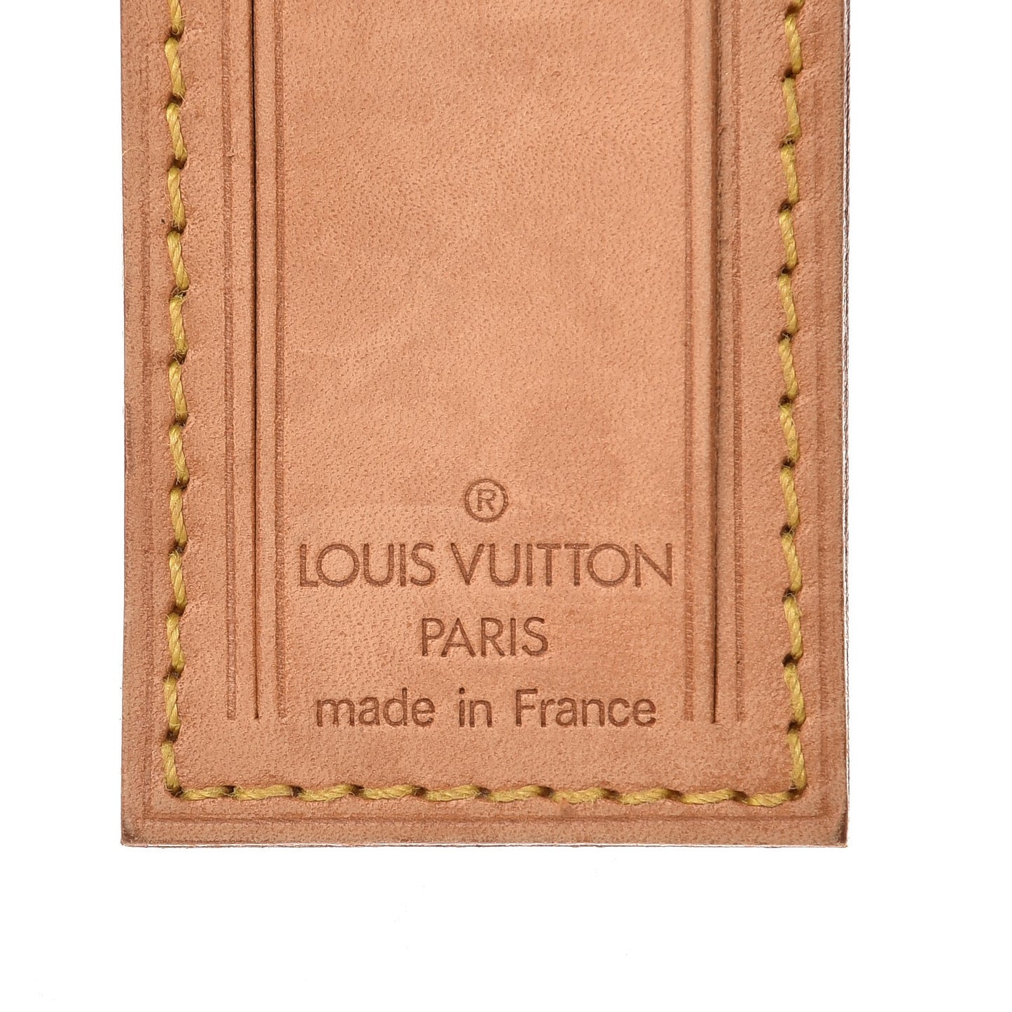 Vachetta Luggage Tag