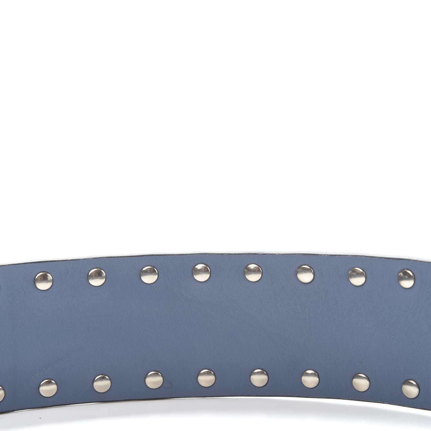Suede Rockstud Spike Shoulder Strap Blue