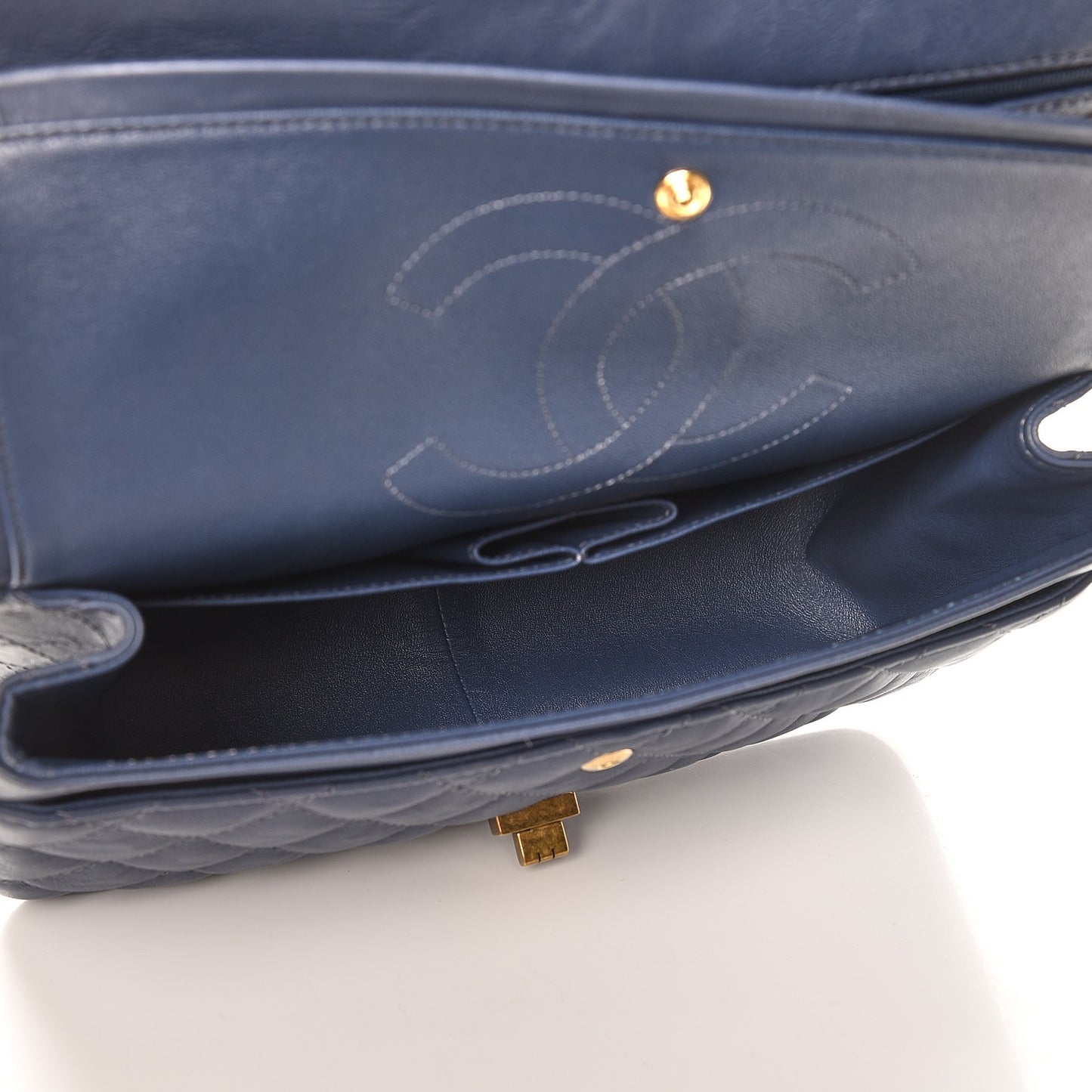 Calfskin Quilted 2.55 Reissue 226 Flap Blue