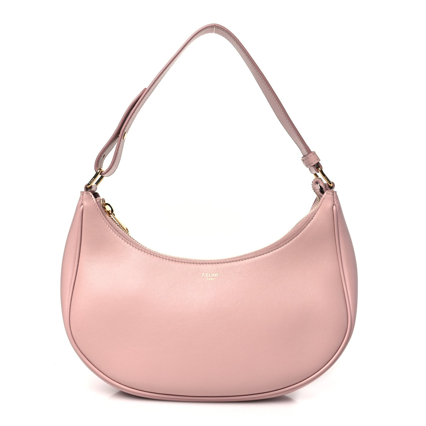 Smooth Calfskin Ava Shoulder Bag Rose Vintage