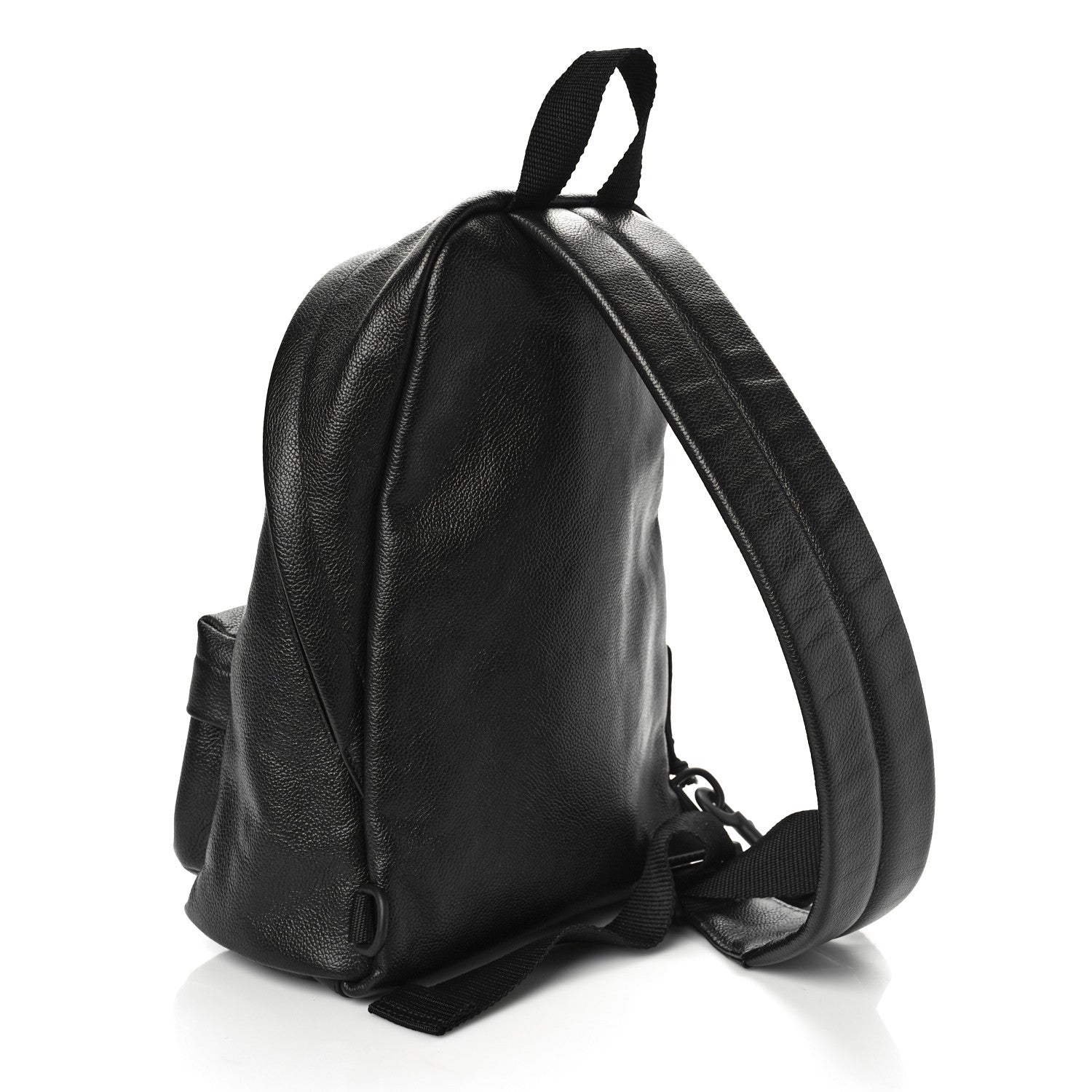 Balenciaga Grained Calfskin Small Explorer Backpack Black 2 of 7