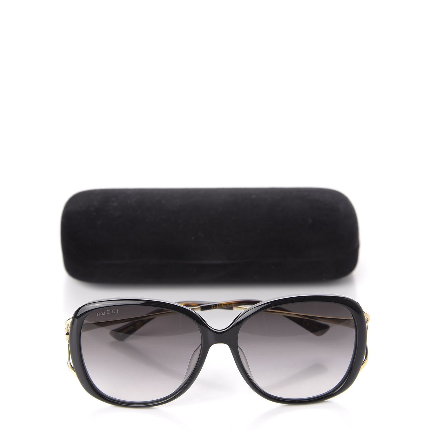 Acetate Metal Oversized Sunglasses GG0649SK Black