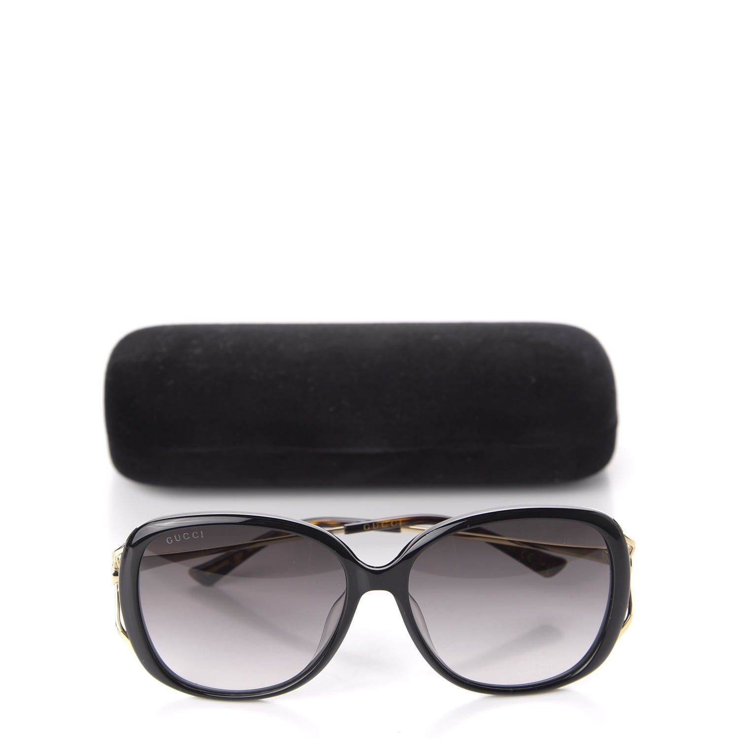 Gucci Acetate Metal Oversized Sunglasses GG0649SK Black 8 of 8