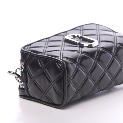 Marc Jacobs Natural Grain Calfskin Quilted The Softshot 21 Bag Black 9 of 13