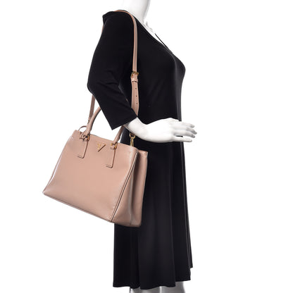 Prada Saffiano Lux Medium Tote Cammeo 2 of 9