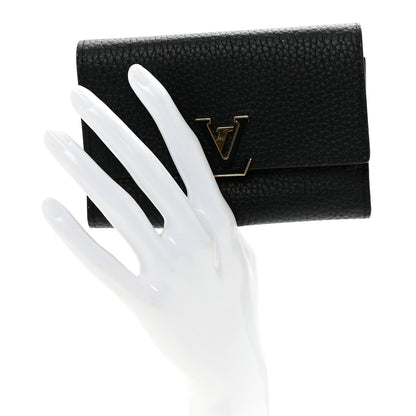 Louis Vuitton Taurillon Capucines Wallet Black 2 of 6