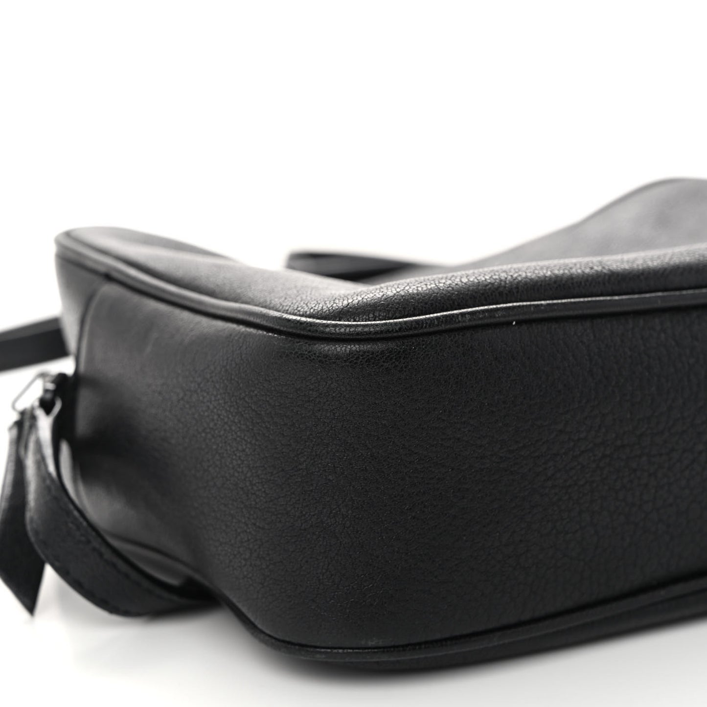 Lambskin Monogram Small Lou Camera Bag Black