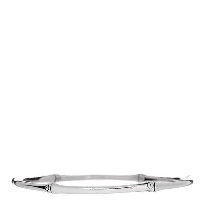 John Hardy Sterling Silver Slim Bamboo Bangle Bracelet 2 of 4