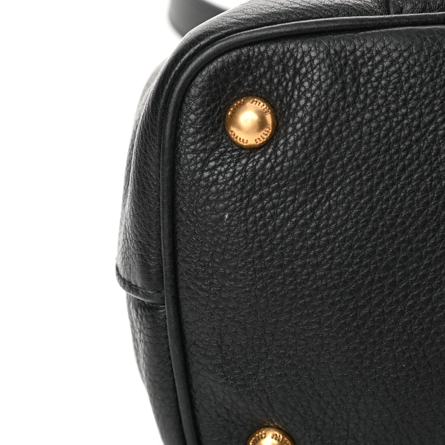 Vitello Phenix Shoulder Bag Black