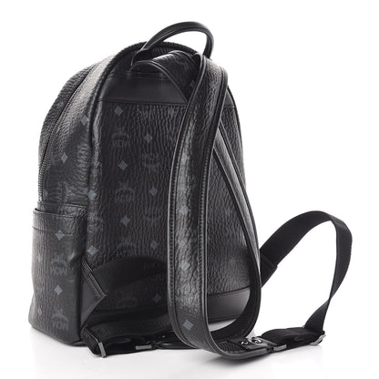 MCM Visetos Small Stark Backpack Black 3 of 10