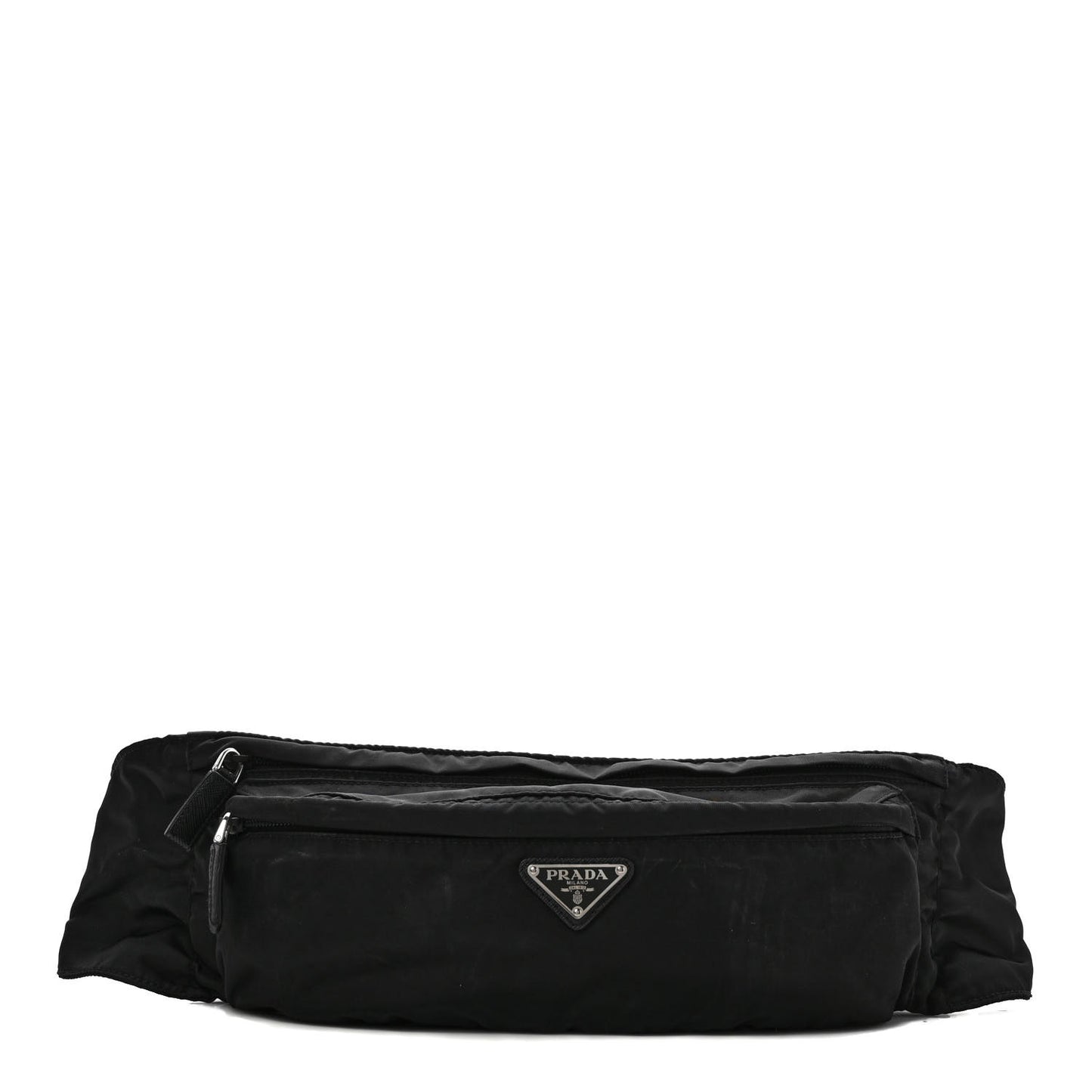 Tessuto Nylon Montagna Belt Bag Black