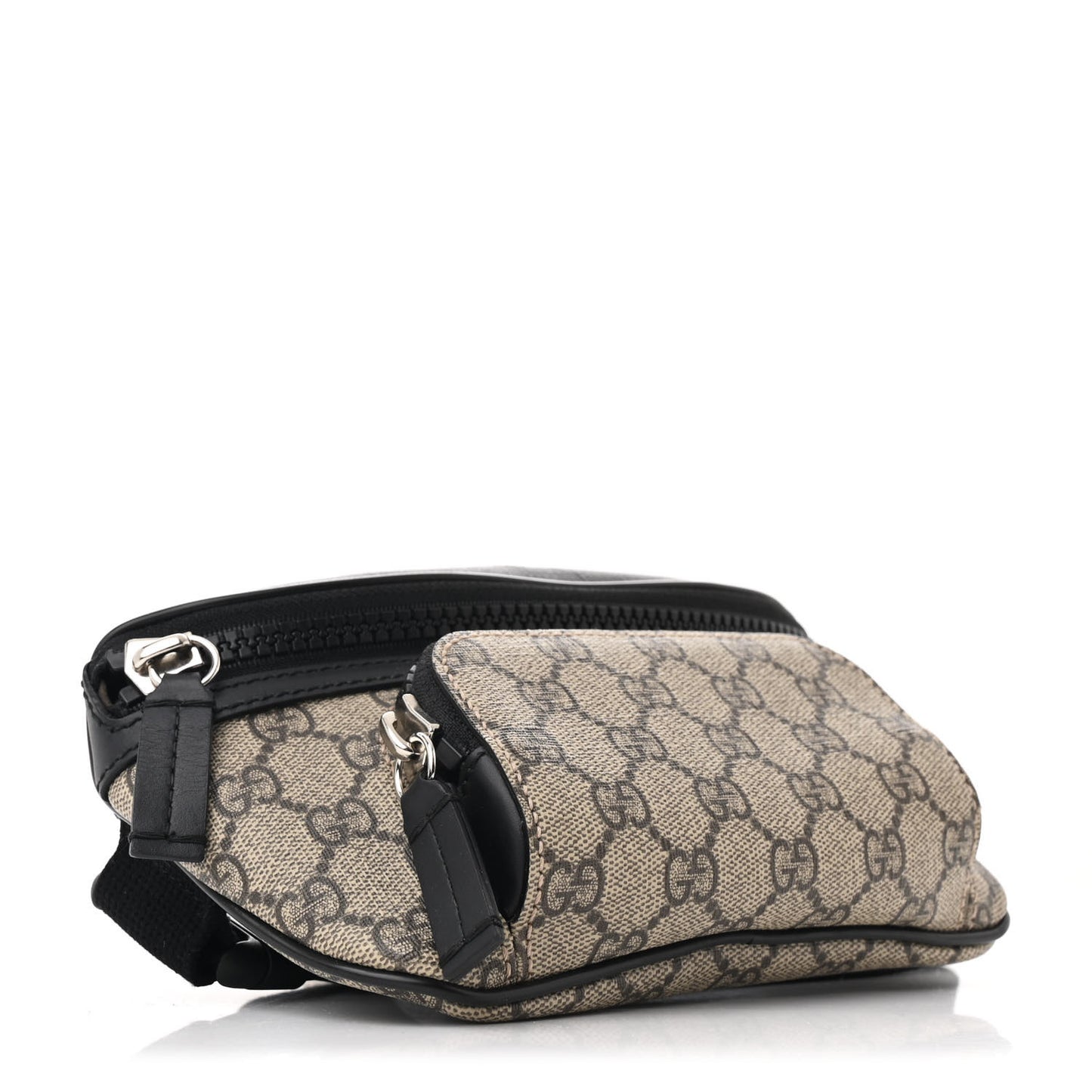 GG Supreme Monogram Belt Bag Black