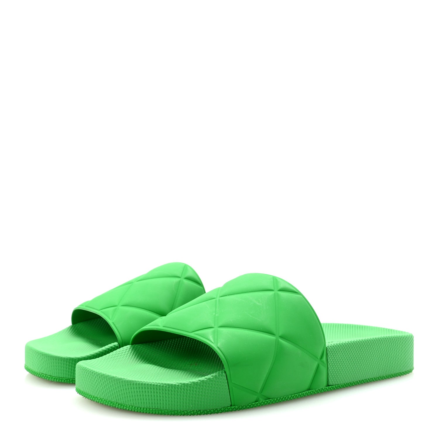 Bottega Veneta Rubber The Slider Sandals 36 Grass 4 of 8