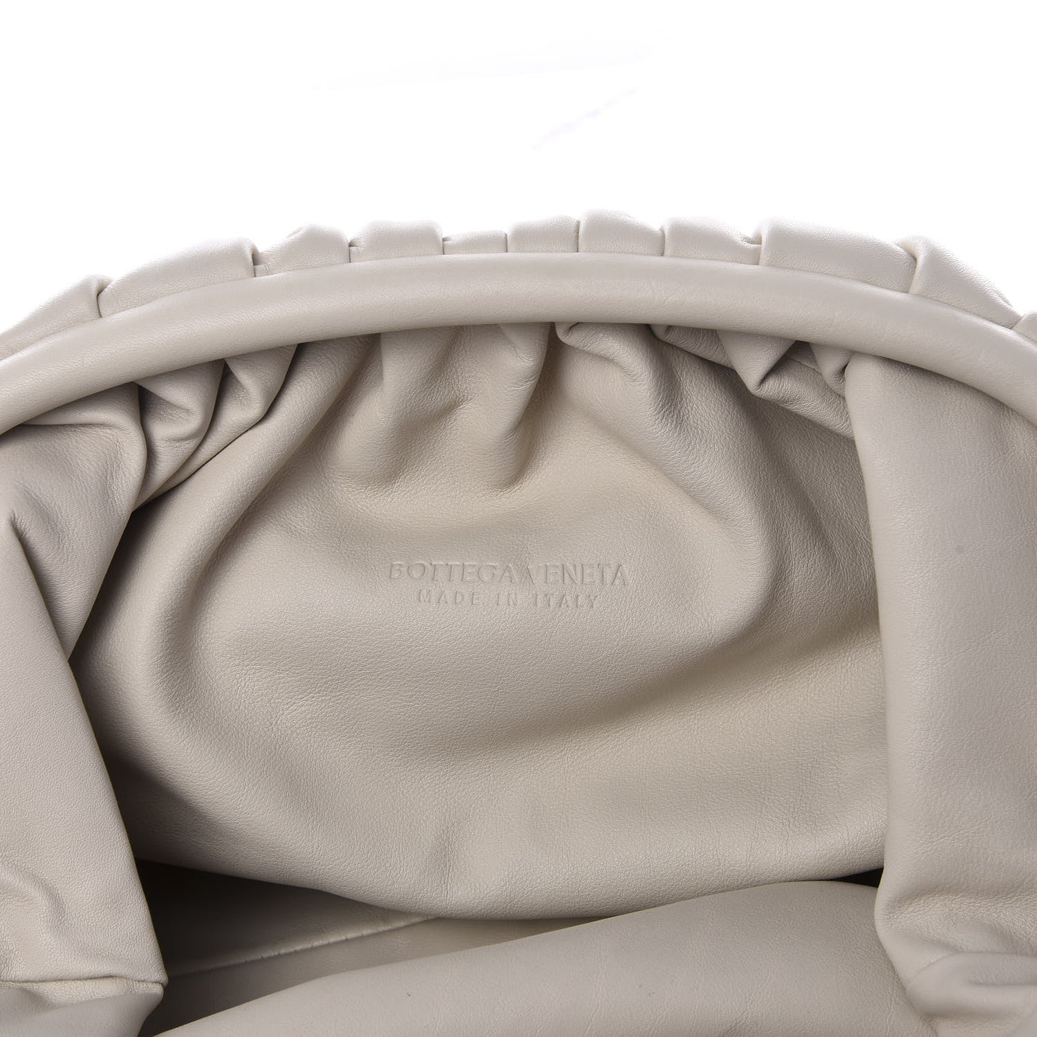 Bottega Veneta Smooth Butter Calf The Pouch Oversized Clutch Plaster 5 of 9