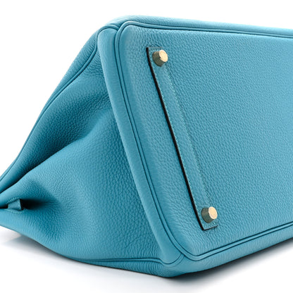 Hermes Togo Birkin 35 Turquoise 9 of 12