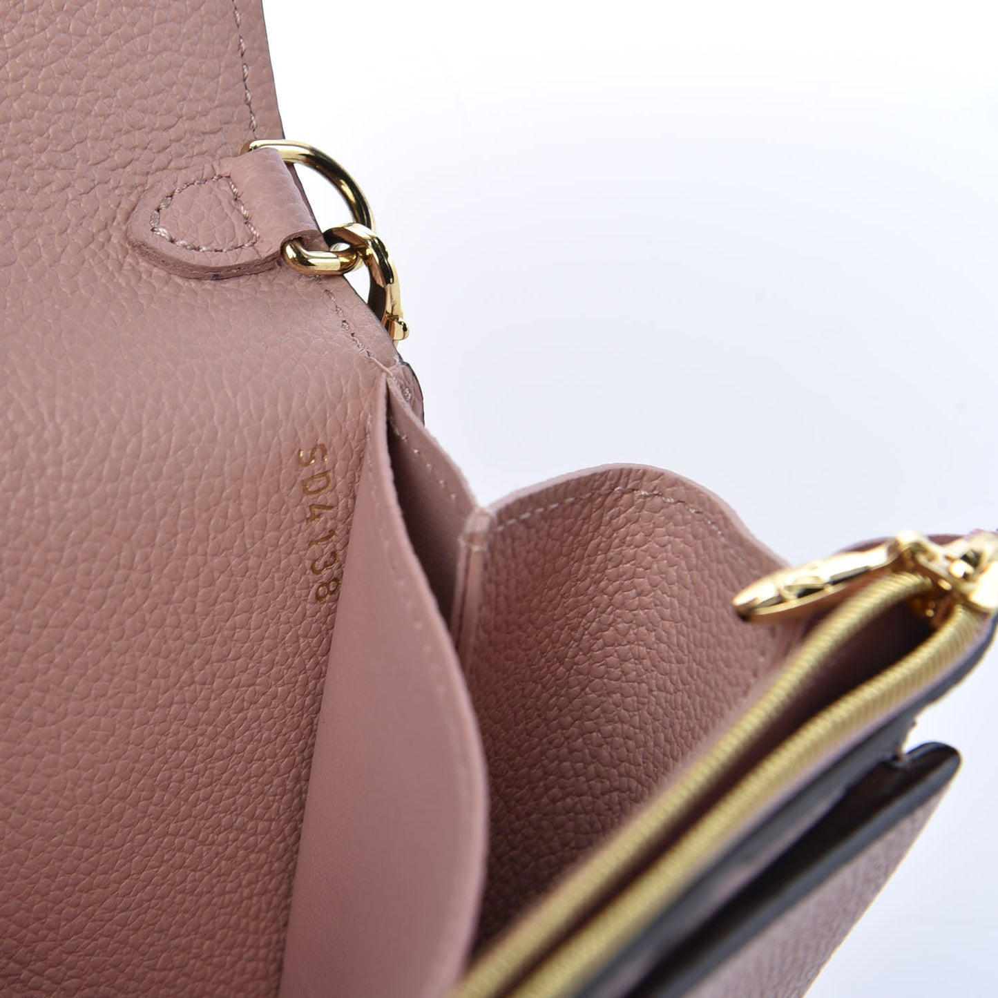 Empreinte Vavin Chain Wallet Rose Poudre