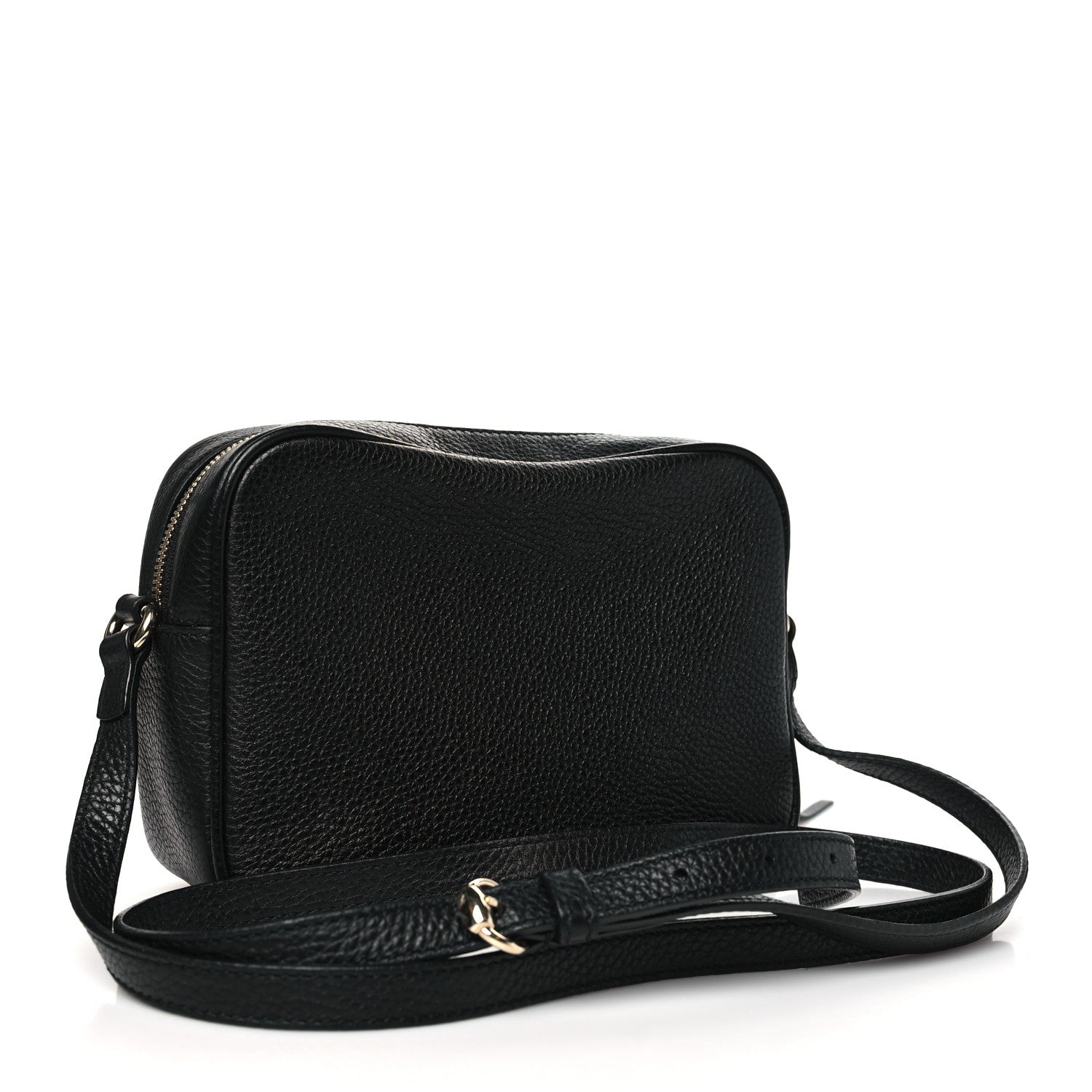 Gucci Pebbled Calfskin Small Soho Disco Bag Black 3 of 10