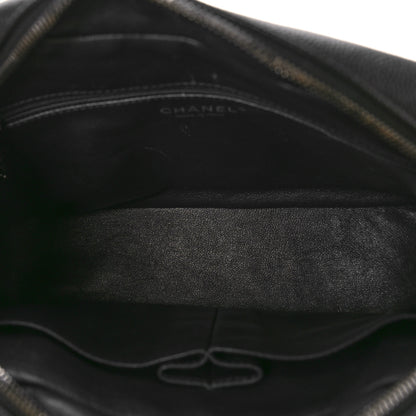 Chanel Caviar Lambskin Quilted Coco Break Camera Case Black 5 of 9