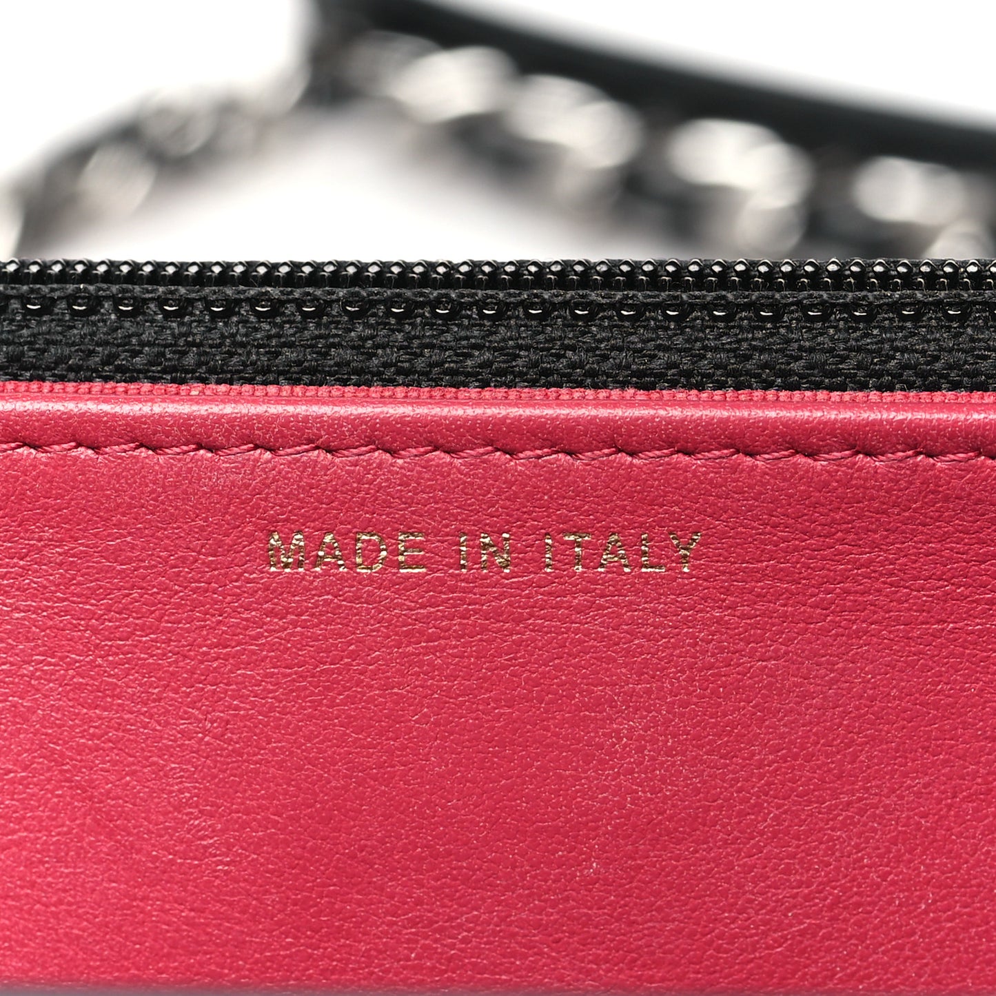 Lambskin Quilted Chanel 19 Wallet On Chain WOC Black