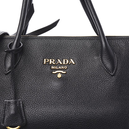 Prada Vitello Daino Tote Black 8 of 8