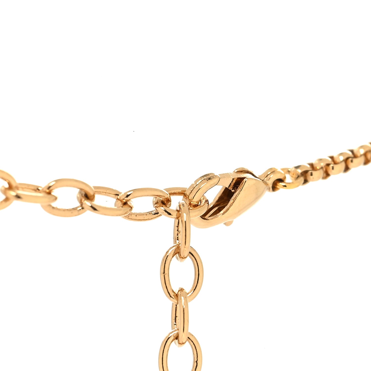 Louis Vuitton Metal Crystal Louise By Night Necklace 4 of 5