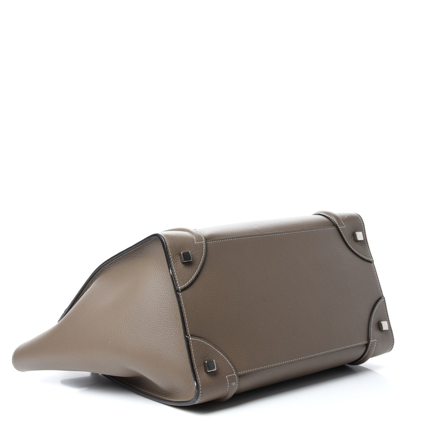 Drummed Calfskin Mini Luggage Souris
